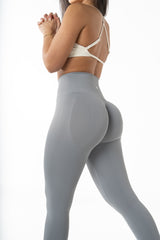 Sculpt Scrunch Leggings - Stone Grey