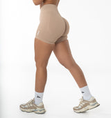 Sculpt Scrunch Shorts - Beige