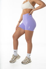 Sculpt Scrunch Shorts - Soft Purple