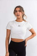 Duco Crop Tee - White