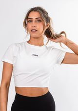 Duco Crop Tee - White