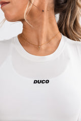 Duco Crop Tee - White