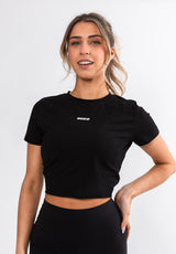 Duco Crop Tee - Black