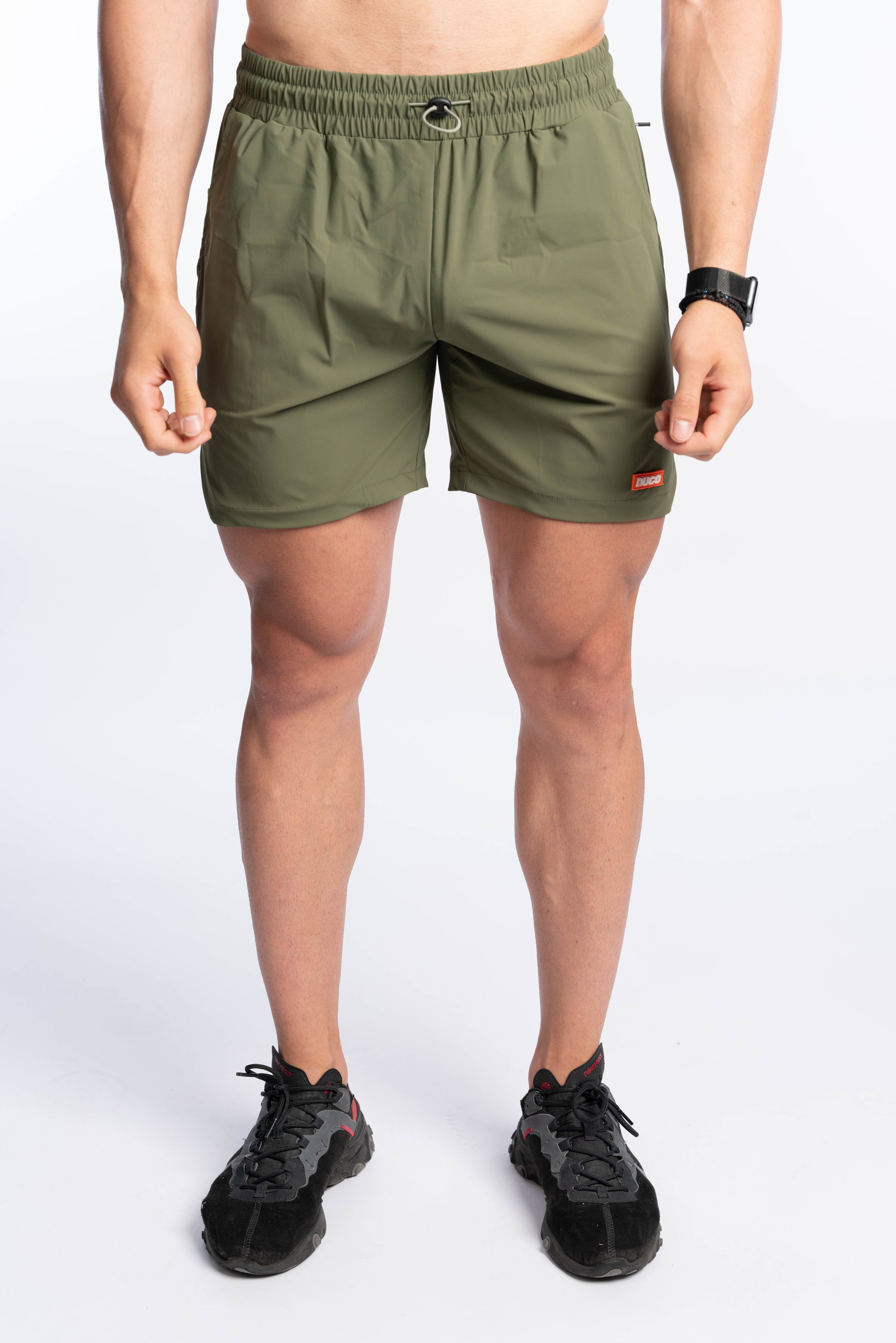 Li-Tech Active Shorts - Olive Green