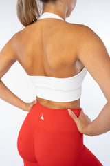 Limitless Halter Bra - White
